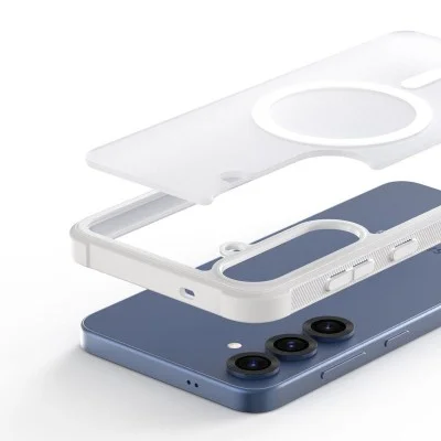 Cover Samsung S25 Plus Duple Armor Magsafe Case Araree - White